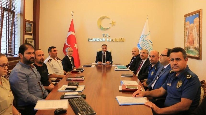 Burdur&rsquo;da, &lsquo;okul G&uuml;venliği&rsquo; Toplantısı Yapıldı