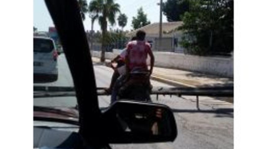 Mersin&rsquo;de Şaşırtan G&ouml;r&uuml;nt&uuml;