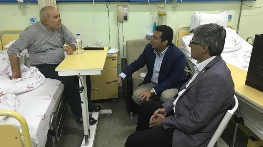 Başkan Bakıcı Devlet Hastanesindeki Hastaları Ziyaret Etti