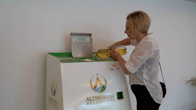 Altınordu Belediyesi tarafından 2018 yılında 43 bin 200 litre atık yağ toplandı