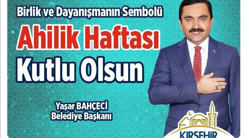 Ahilik Haftası kutlamaları başlıyor