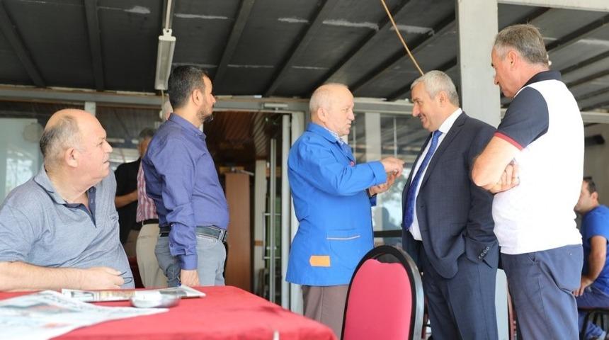 Başkan Baran, vatandaşlarla bir arada