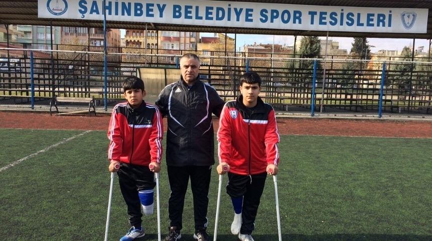 Şahinbey Ampute&rsquo;nin gen&ccedil; milli takım gururu