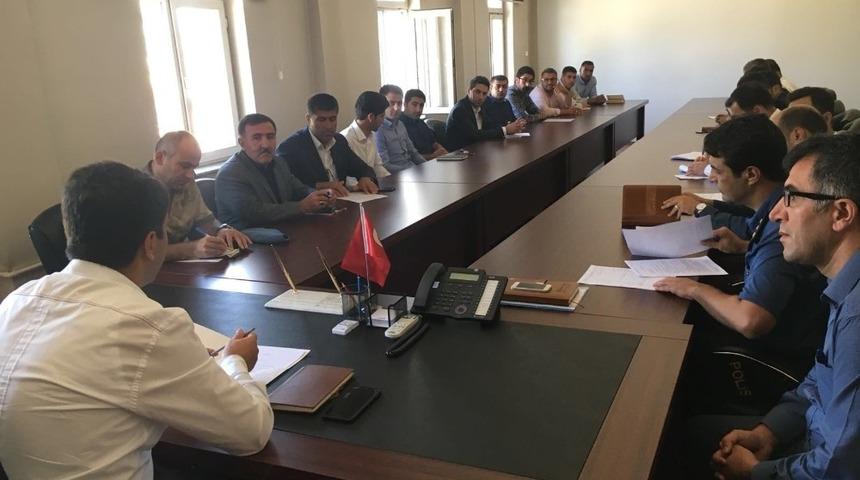 &Ccedil;aldıran&rsquo;da "Okul g&uuml;venliği değerlendirme&rdquo;  toplantısı