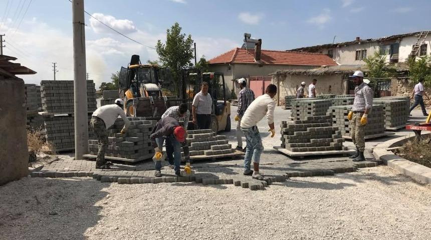 Sarılar Mahallesinde &uuml;st yapı &ccedil;alışması s&uuml;r&uuml;yor