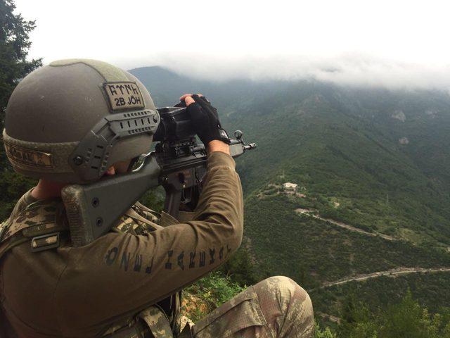 Trabzon'da PKK'lı teröristlere ait yaşam malzemeleri bulundu