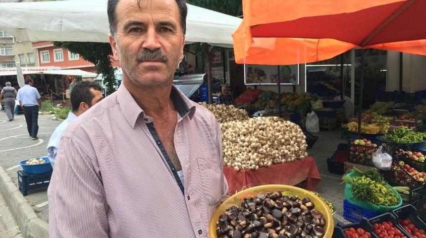 İnebolu&rsquo;da kestane pazara indi