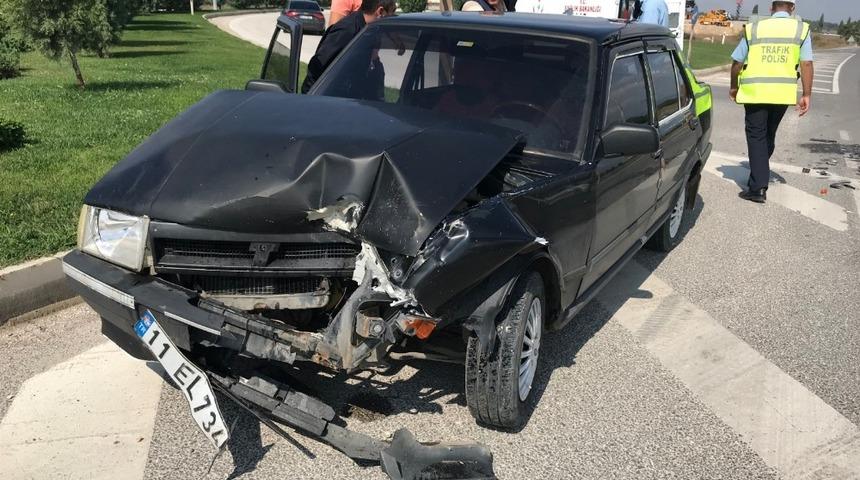Bilecik&rsquo;te trafik kazası: 1 yaralı