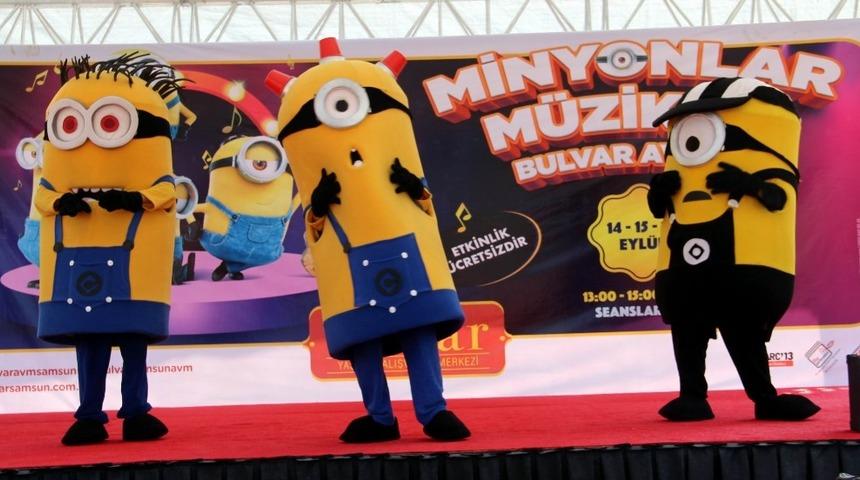 Samsun &rsquo;Minyonlar&rsquo;ı &ccedil;ok sevdi