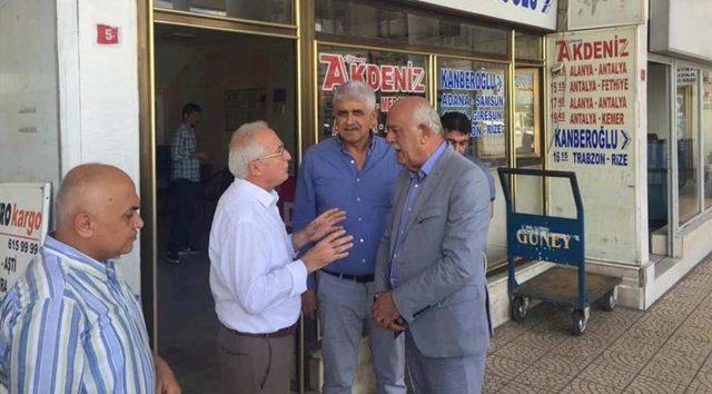 Başkan Seyfi Dingil’den otogar esnafına ziyaret