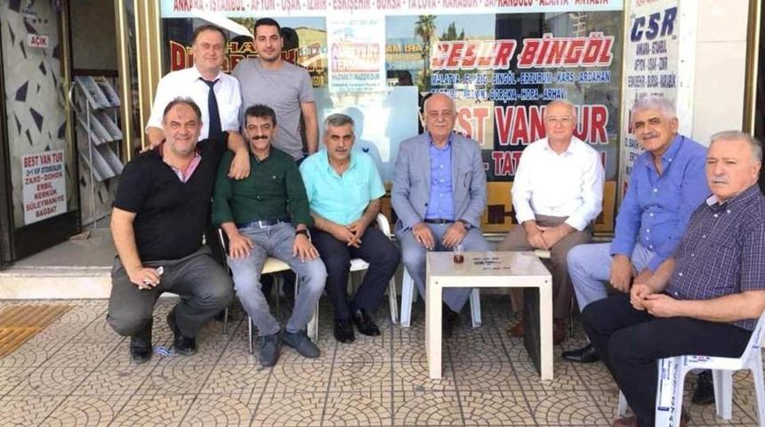 Başkan Seyfi Dingil’den otogar esnafına ziyaret