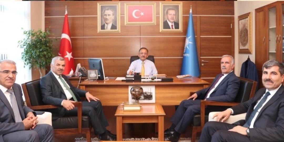 Başkan Asya ve Yaktı&rsquo;dan genel merkez ziyaretleri