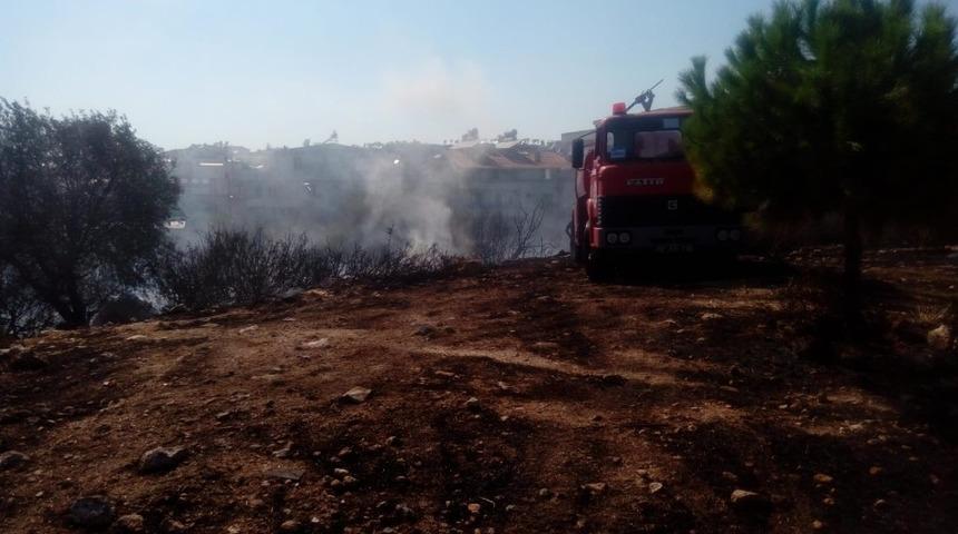 Didim&rsquo;de makilik yangını korkuttu