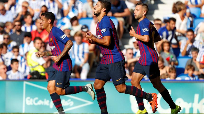 Real Sociedad 1 - 2 Barcelona (La Liga)