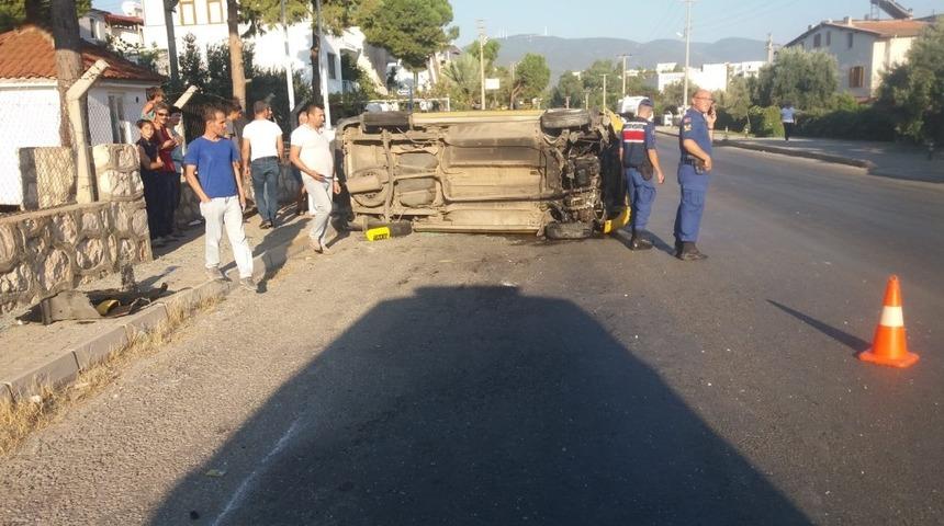 Didim&rsquo;de patlayan su su borusu kazaya neden oldu