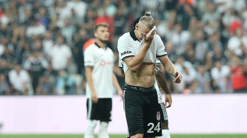 Domagoj Vida, Konyaspor ma&ccedil;ında kırmızı kart g&ouml;rd&uuml;