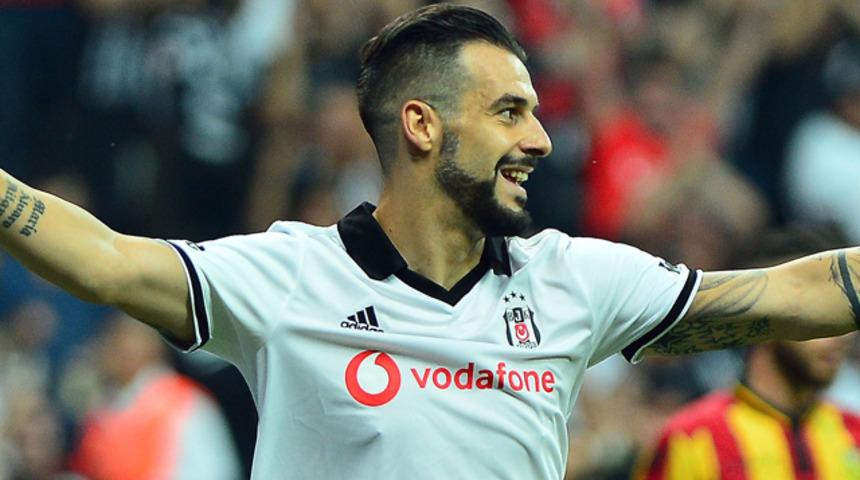 Beşiktaş'ta Negredo'nun Yeni Malatyaspor ma&ccedil;ında izlendiği ortaya &ccedil;ıktı