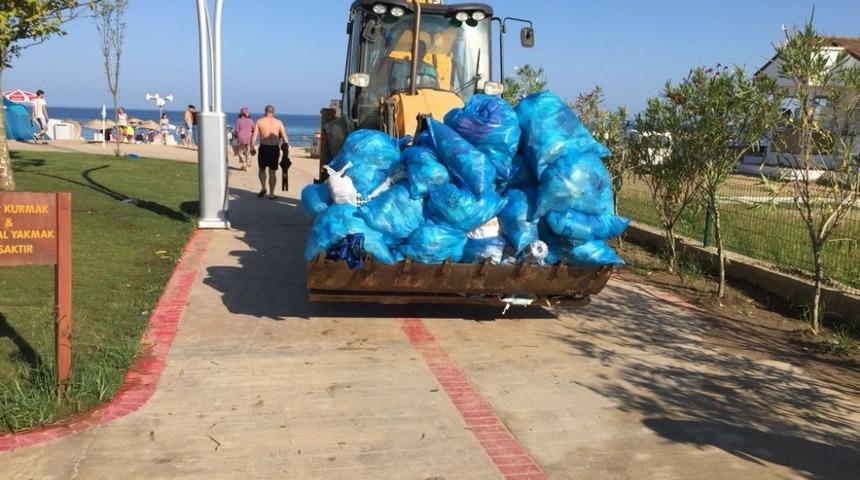 Kocaeli sahillerinde 945 ton &ccedil;&ouml;p toplandı