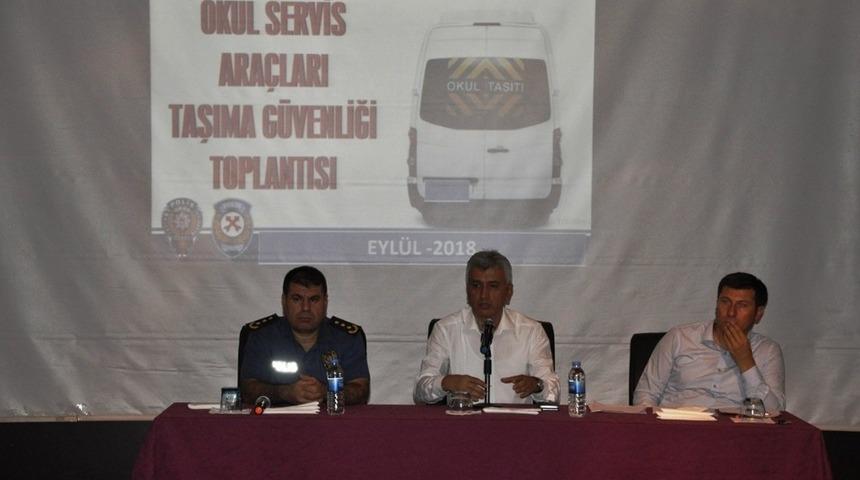 Cizre&rsquo;de eğitim d&ouml;nemi taşıma g&uuml;venliği toplantısı