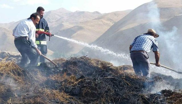 Başkale’de 4 bin bağ ot kül oldu