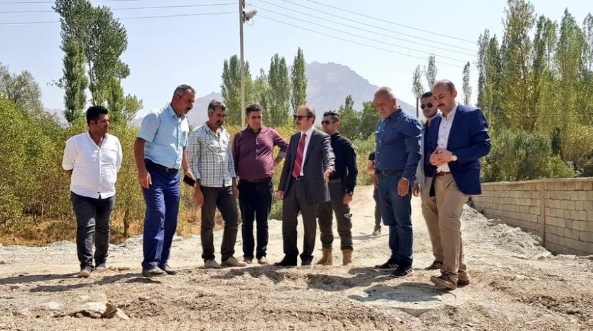 Hakkari Merzan ilk defa kanalizasyon şebekesine kavuşuyor