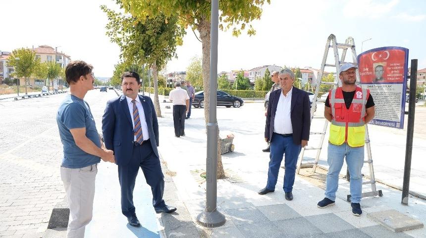 Altıeyl&uuml;l sokaklarına modern kilit parke taşı