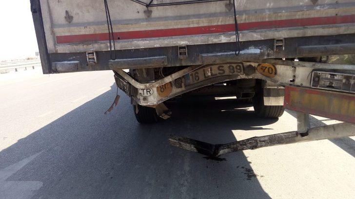 Sungurlu’da trafik kazası : 1 yaralı