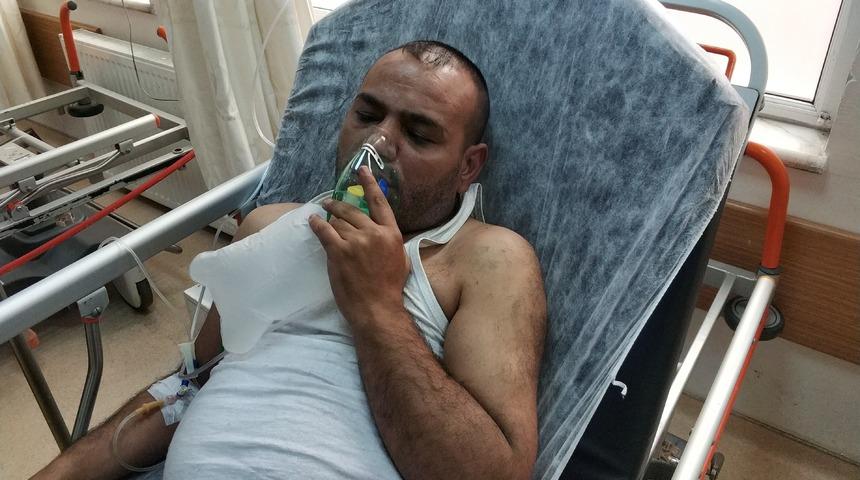 Samsun'da 4 yaşındaki &ccedil;ocuk 8 kişiyi hastanelik etti