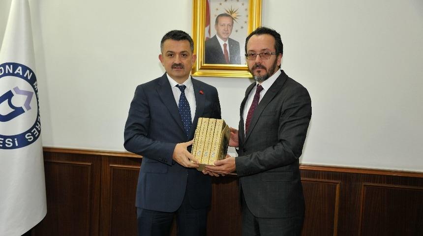 AD&Uuml;, Bakan Pakdemirli&rsquo;yi ağırladı