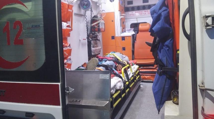 Gerc&uuml;ş&rsquo;te trafik kazası: 1 yaralı