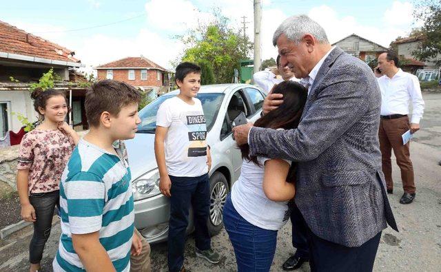 Başkan Karaosmanonoğlu’na Gebze köylerinde sıcak karşılama