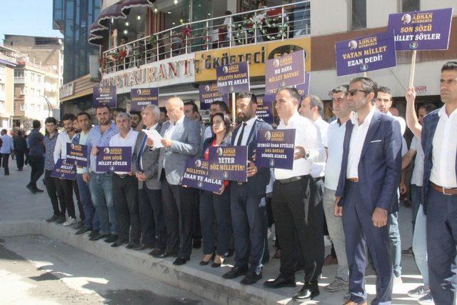 AK Parti’liler Menderes’in idamına tepki gösterdi