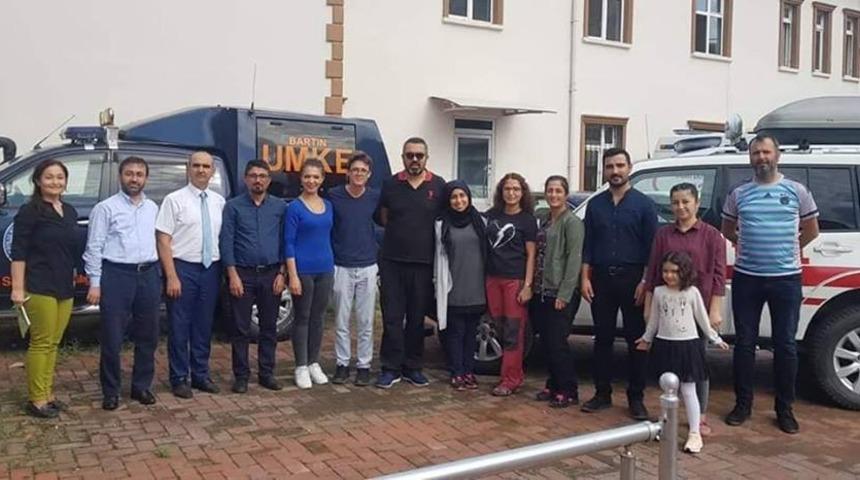 UMKE g&ouml;n&uuml;ll&uuml;leri Kilis Sahra Hastanesine uğurlandı