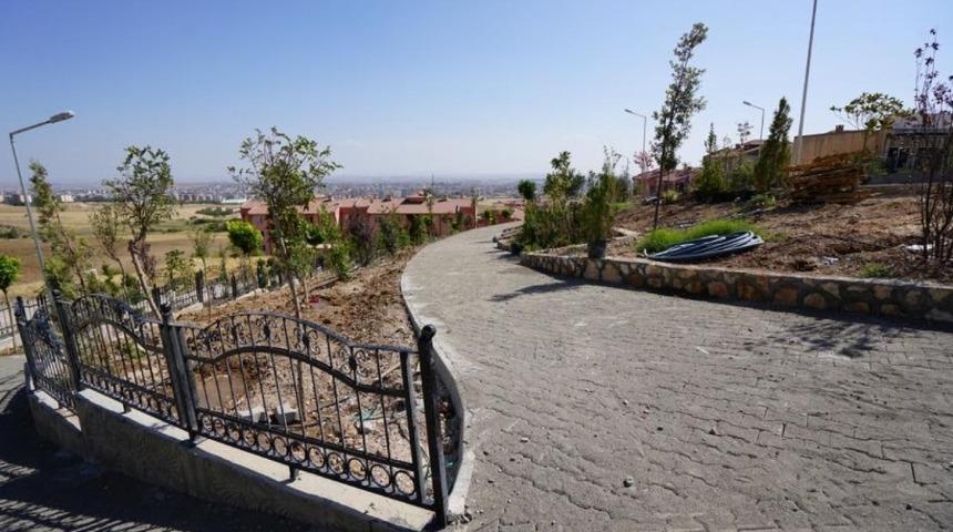 Esentepe TOKİ parkında d&uuml;zenleme &ccedil;alışması