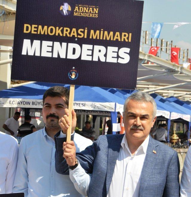 Aydın AK Parti demokrasi şehidi Adnan Menderes’i andı