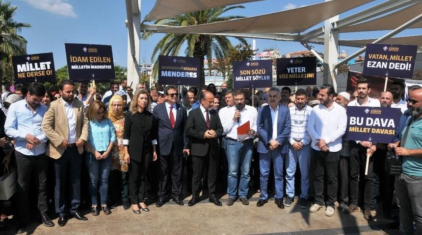 Aydın AK Parti demokrasi şehidi Adnan Menderes&rsquo;i andı