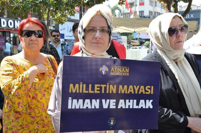 Manisa AK Parti, Adnan Menderes’i andı