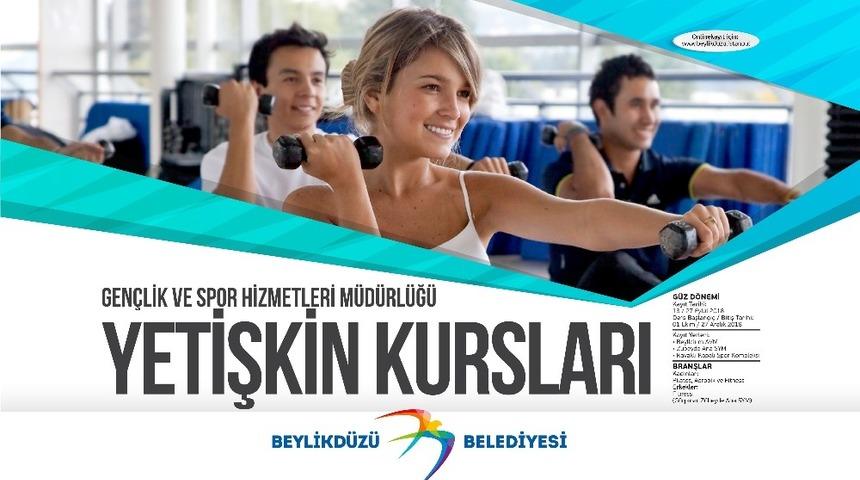 Beylikd&uuml;z&uuml;&rsquo;nde yetişkin spor kurslarına başvurular başlıyor