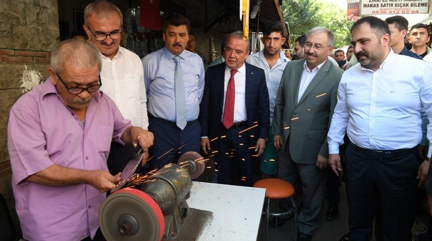 Başkan B&ouml;cek, esnafın Ahilik Haftasını kutladı