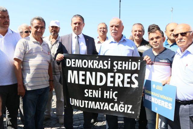 Çanakkale’de AK Parti, Menderes’i andı