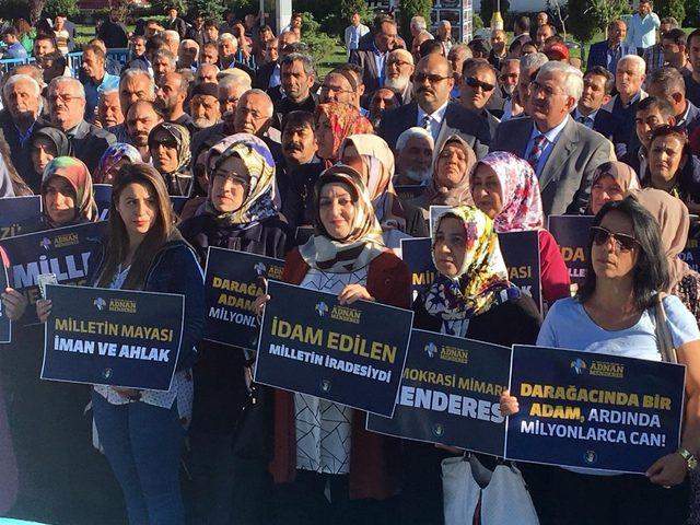 Adnan Menderes idamının yıldönümünde Erzurum’da anıldı