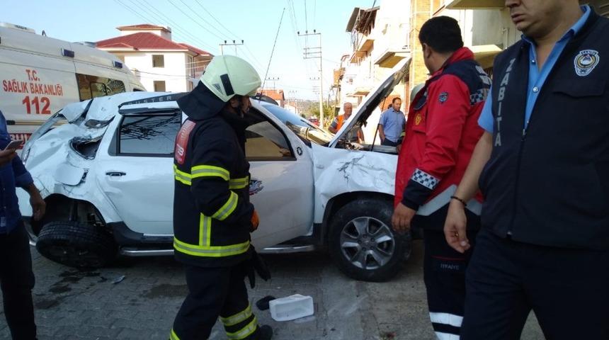 Gediz&rsquo;de trafik kazası: 1 yaralı