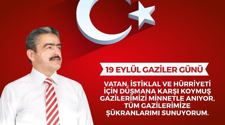Başkan Alıcık&rsquo;ın Gaziler G&uuml;n&uuml; mesajı