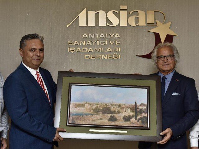 ANSİAD Başkanı Kan, Uysal’ı ağırladı