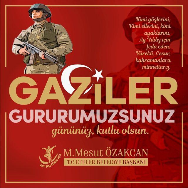 Başkan Özakcan’ın ’Gaziler Günü’ mesajı