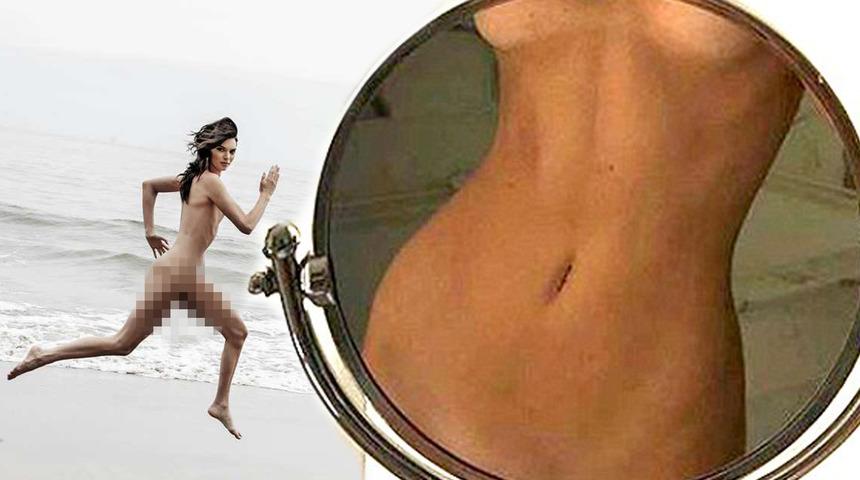 Kendall Jenner basına sızan &ccedil;ıplak fotoğrafların &ouml;n&uuml;ne yine &ccedil;ıplak fotoğrafla ge&ccedil;ti