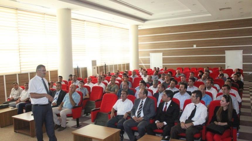 Okul idarecilerine y&ouml;nelik bilgilendirme toplantısı yapıldı