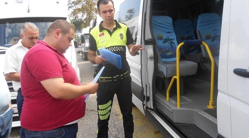 Giresun’da okul servisleri denetlendi