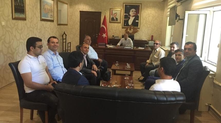 Şehit yakınlarından kaymakama ziyaret