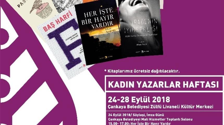 Kadın yazarlar &Ccedil;ankaya&rsquo;da buluşuyor